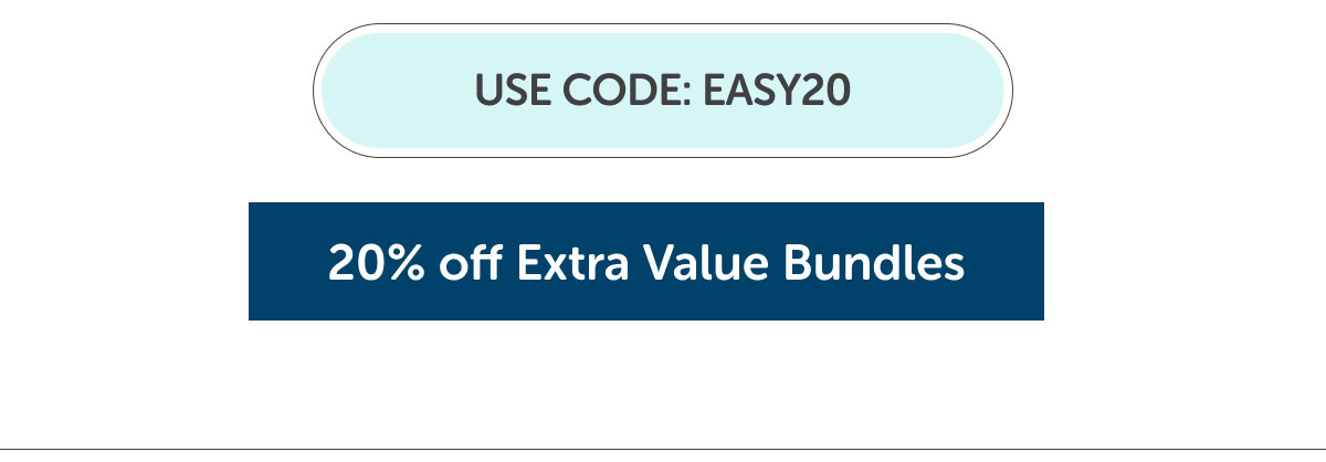 USE CODE: EASY20