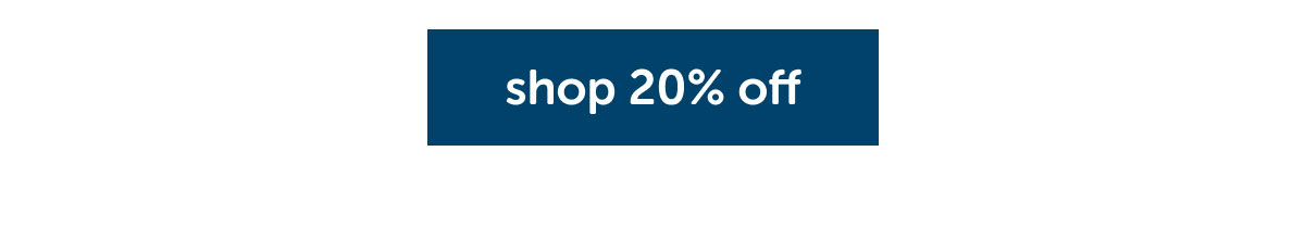 shop 20% off