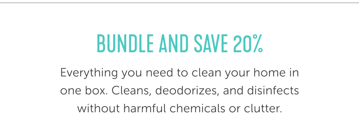 BUNDLE AND SAVE 20%