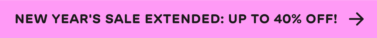 New Year's Sale extended: up to 40% off!