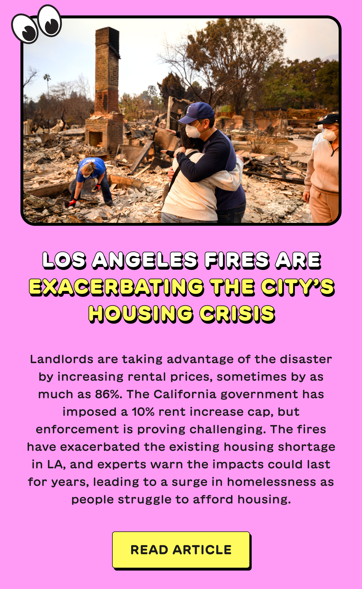 Los Angeles Fires Are Exacerbating the City’s Housing Crisis