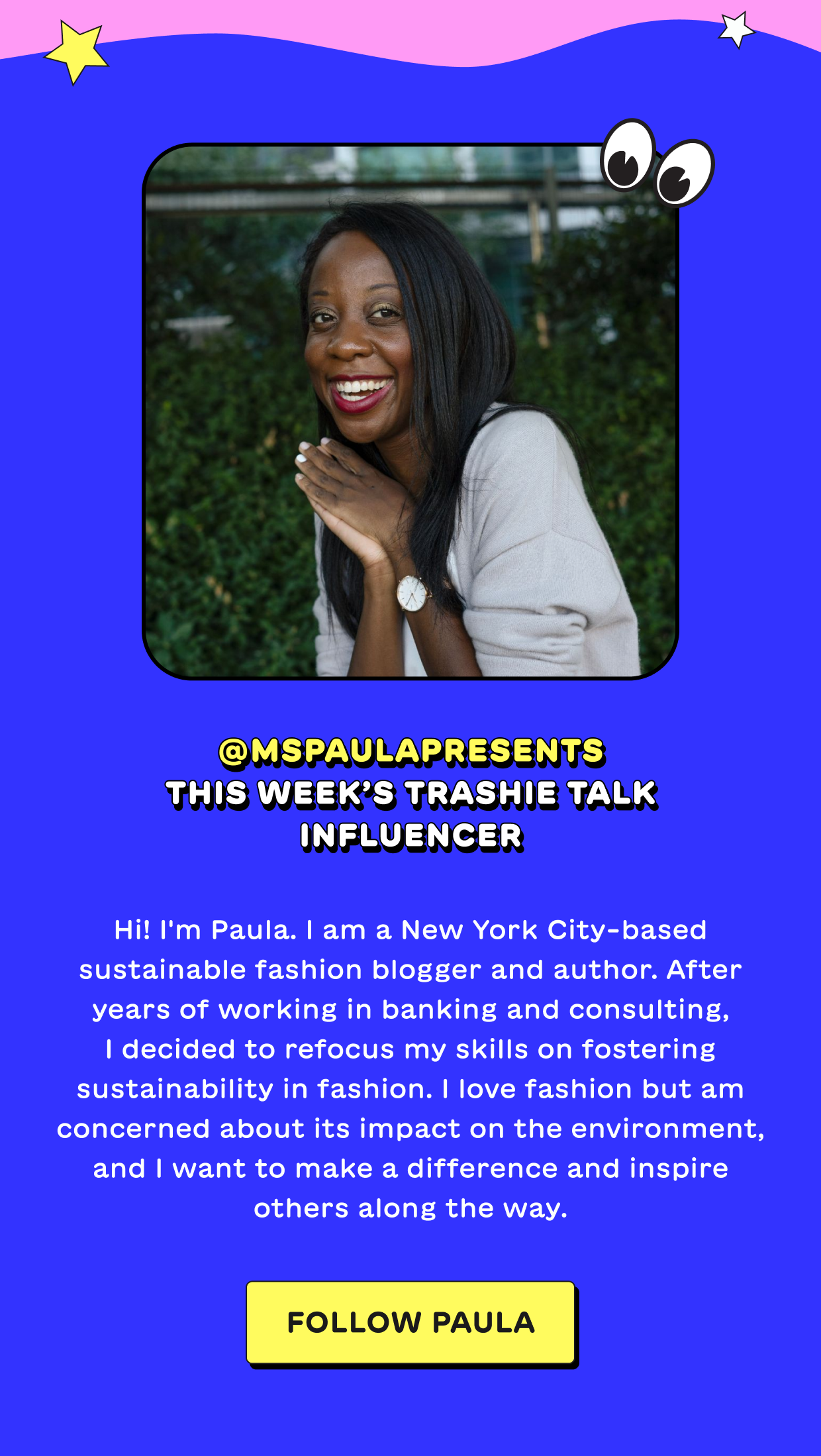 Follow @mspaulapresents