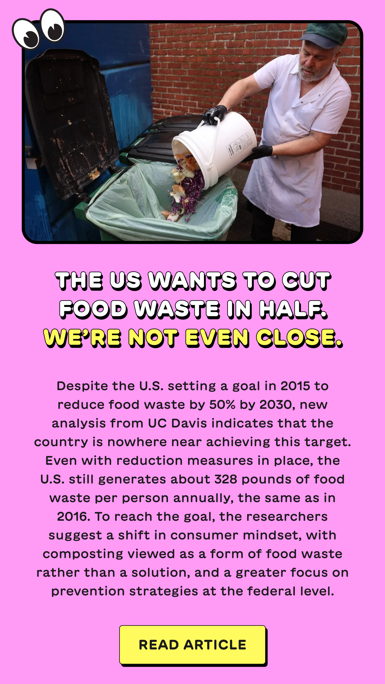 The US wants to cut food waste in half. We’re not even close.