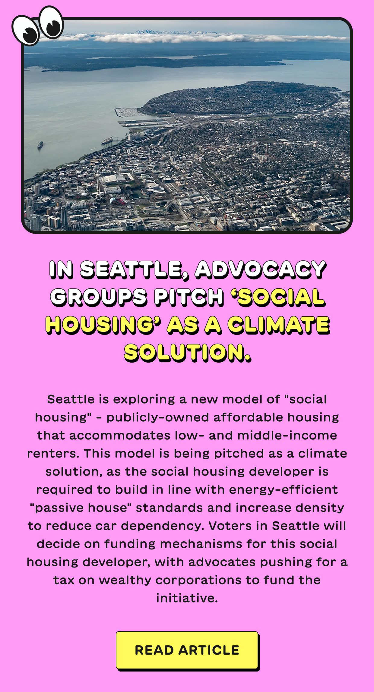 In Seattle, advocacy groups pitch ‘social housing’ as a climate solution.