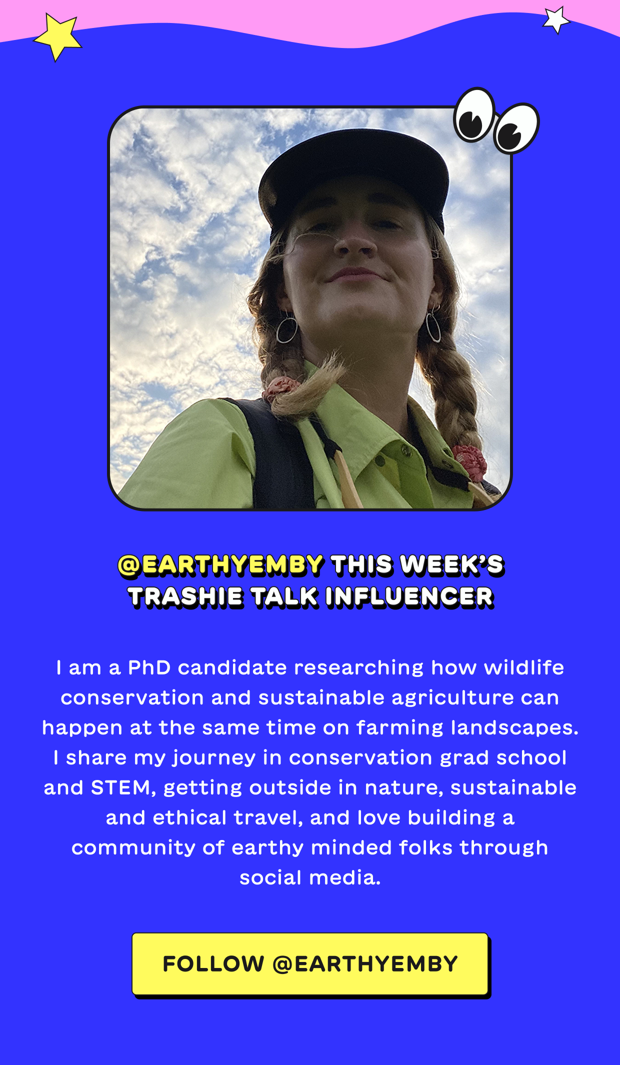 Follow @earthyemby