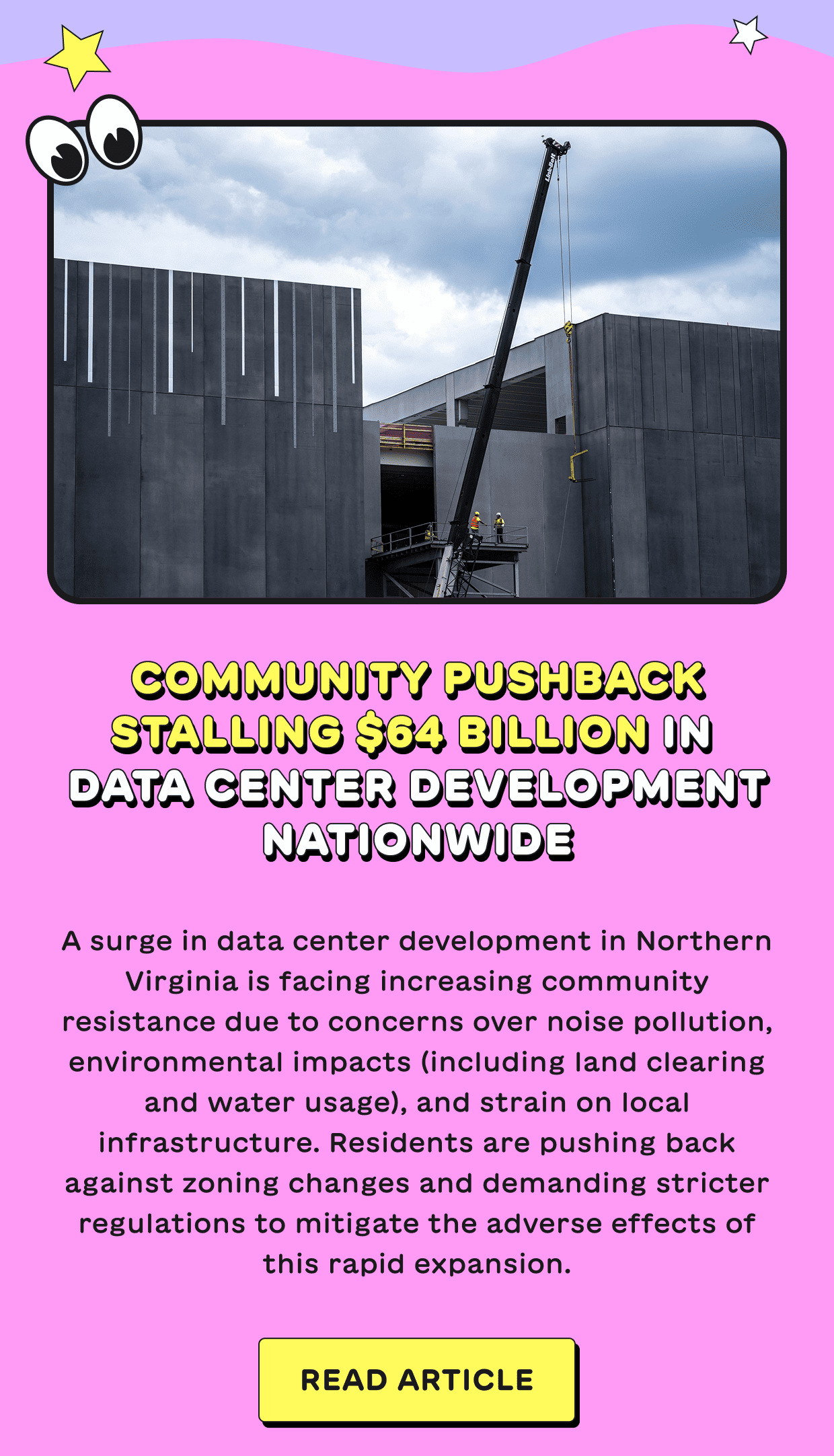 Community Pushback Stalling $64 Billion in Data Center Development Nationwide
