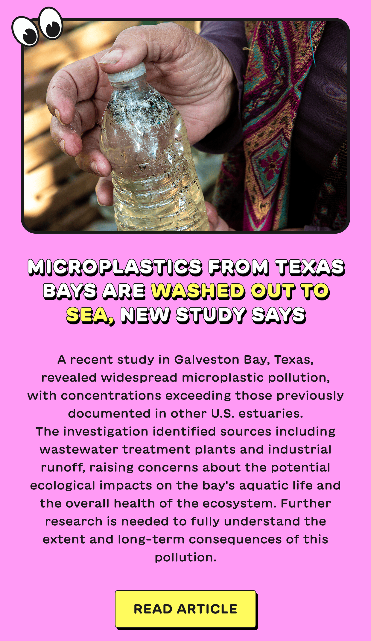 Microplastics from Texas Bays Are Washed Out to Sea, New Study Says