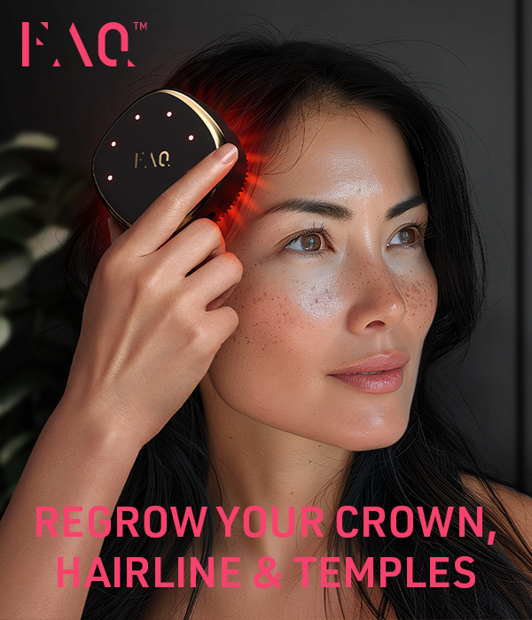 Regrow your crown, hairline & temples