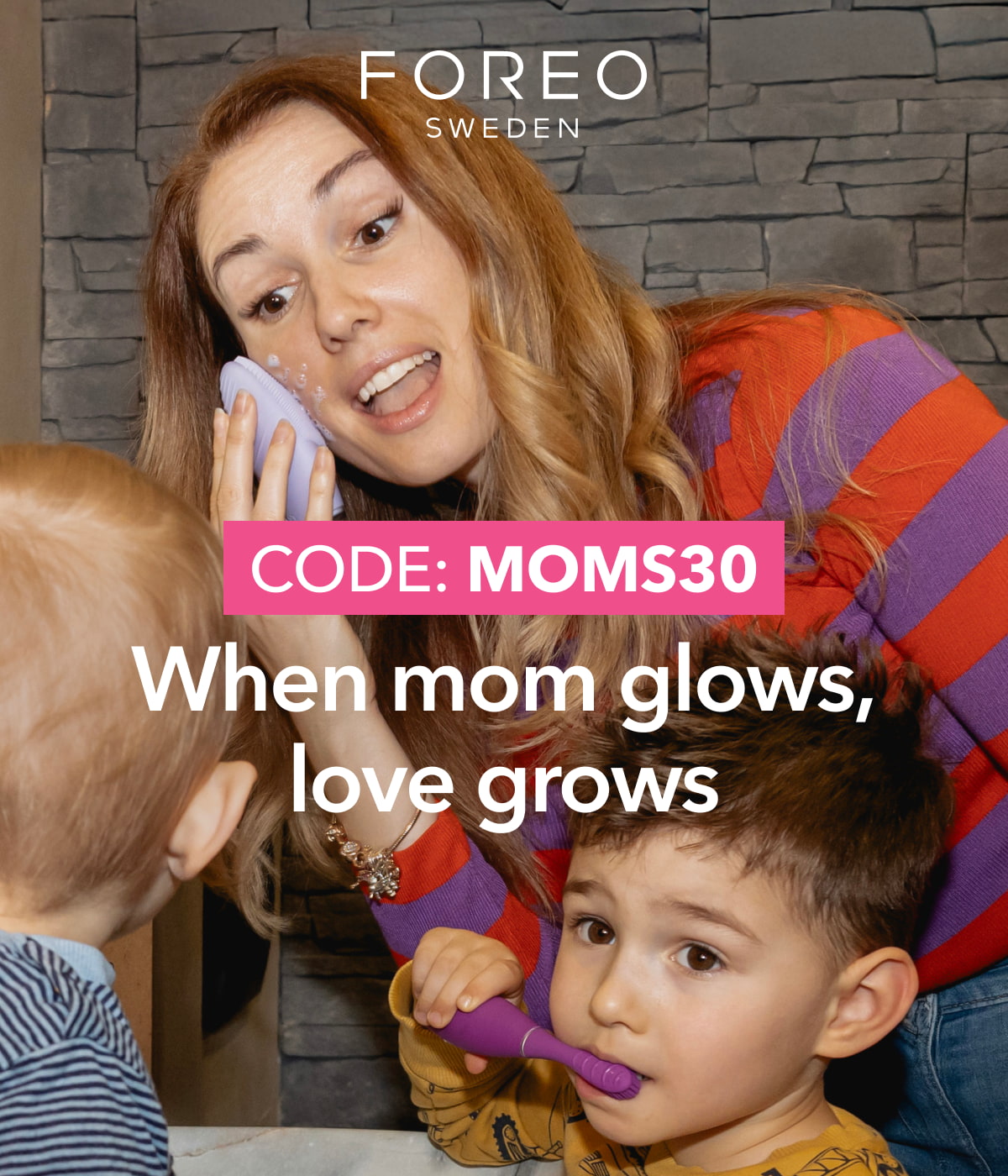 When mom glows, love grows