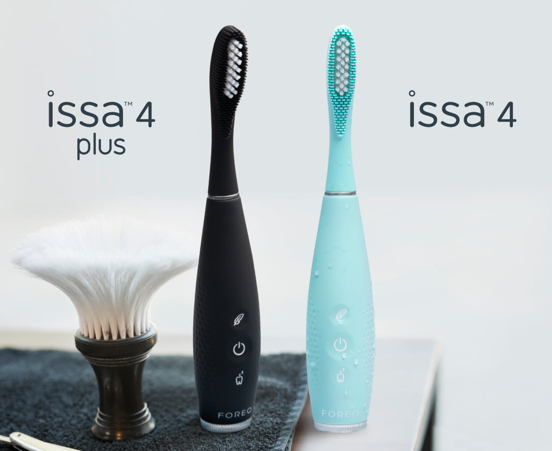 New issa™ 4 toothbrushes