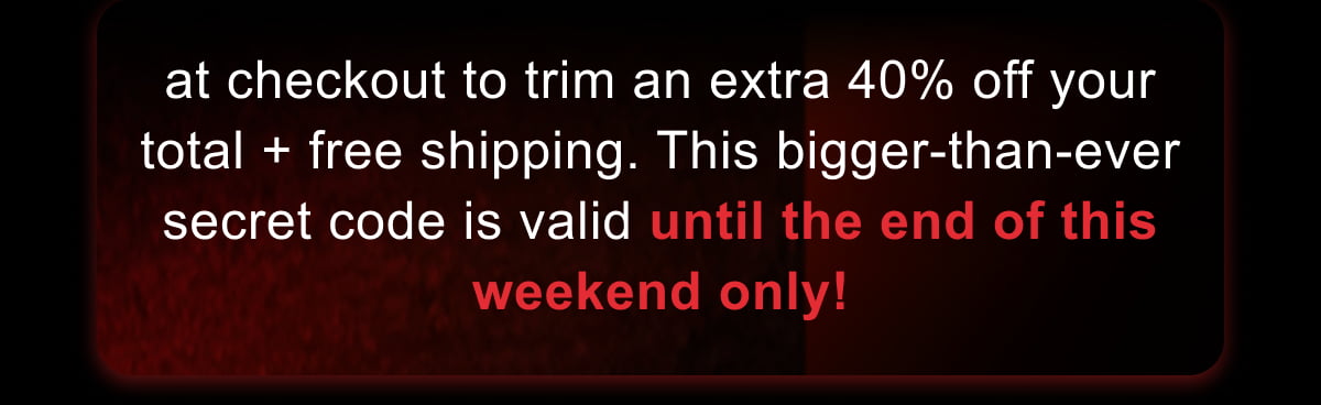 BLACK FRIDAY