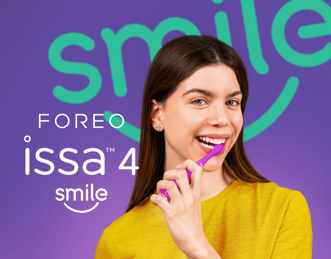 New issa™ 4 toothbrushes