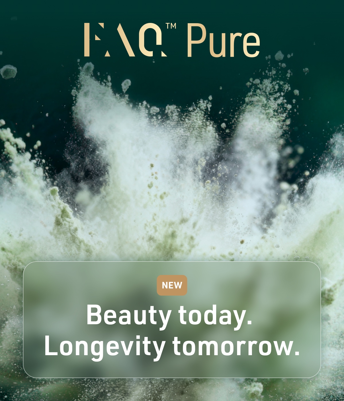 Beauty today. Longevity tomorrow.
