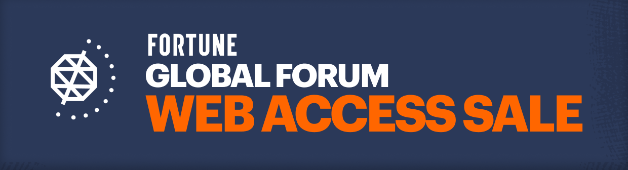 FORTUNE GLOBAL FORUM WEB ACCESS SALE