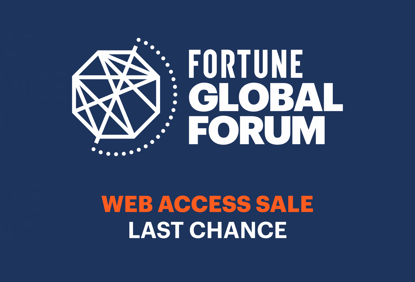 FORTUNE GLOBAL FORUM WEB ACCESS SALE