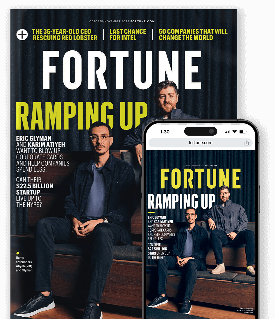 October/November cover issue of Fortune Magazine.