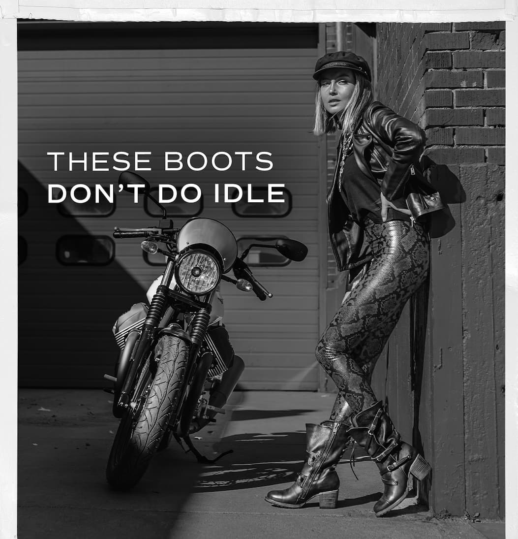 These boots don't do idle - Cora Black LS