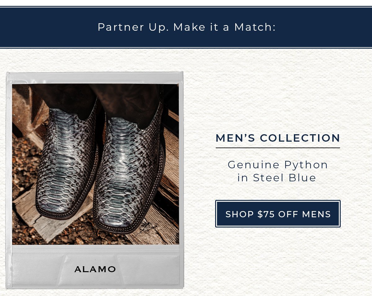 Mens Alamo Steel Python