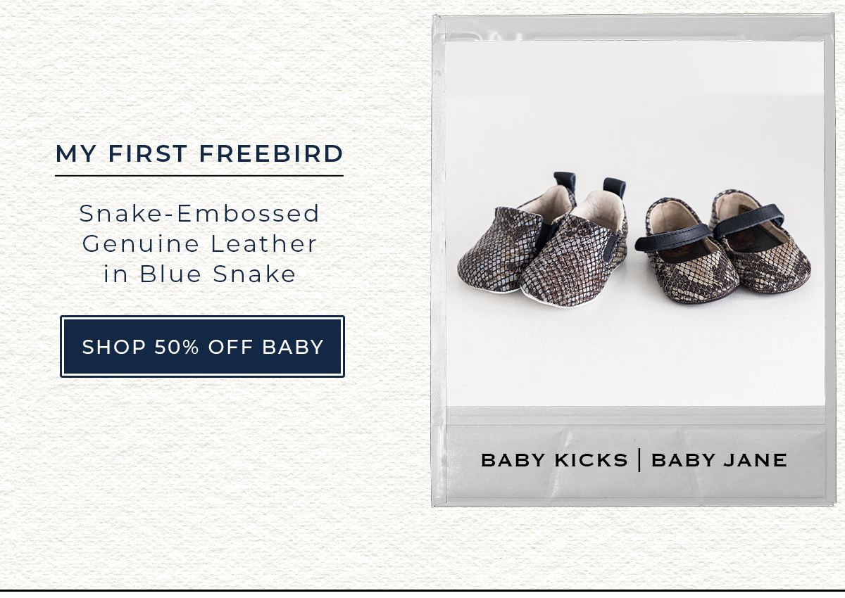 Baby Kicks and Baby Jane Blue Snake -Shop 50% Off Baby