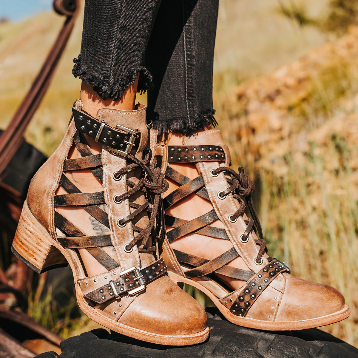 Image of Cheyenne - Taupe multi