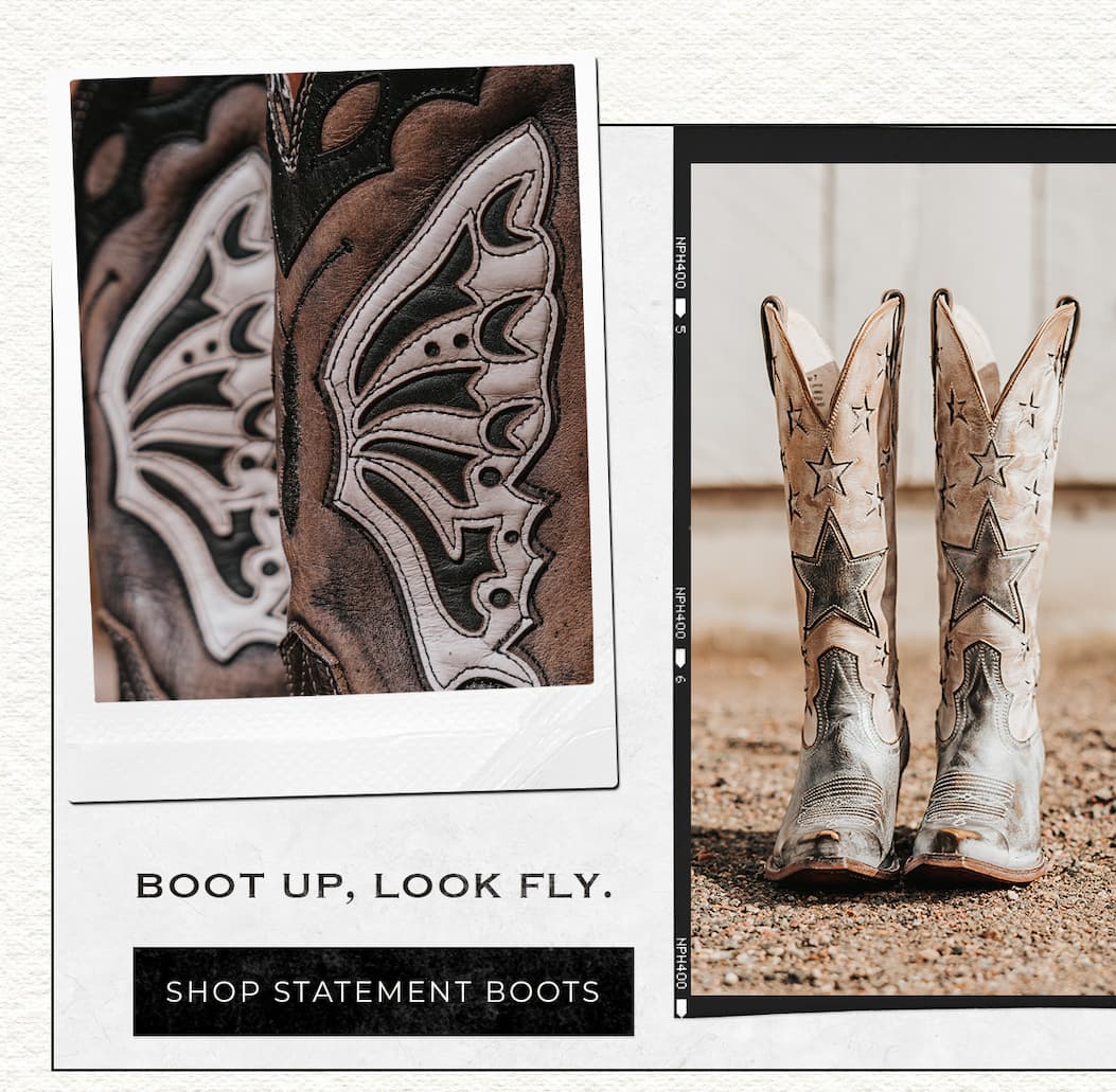 Boot Up, Look Fly. Shop Statement Boots