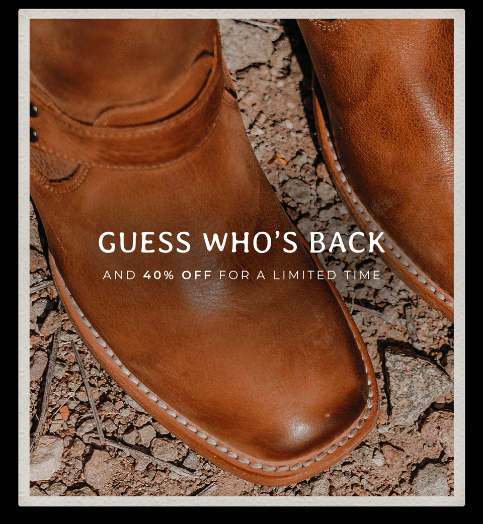 Guess Who's Back and 40% Off for a Limited Time
