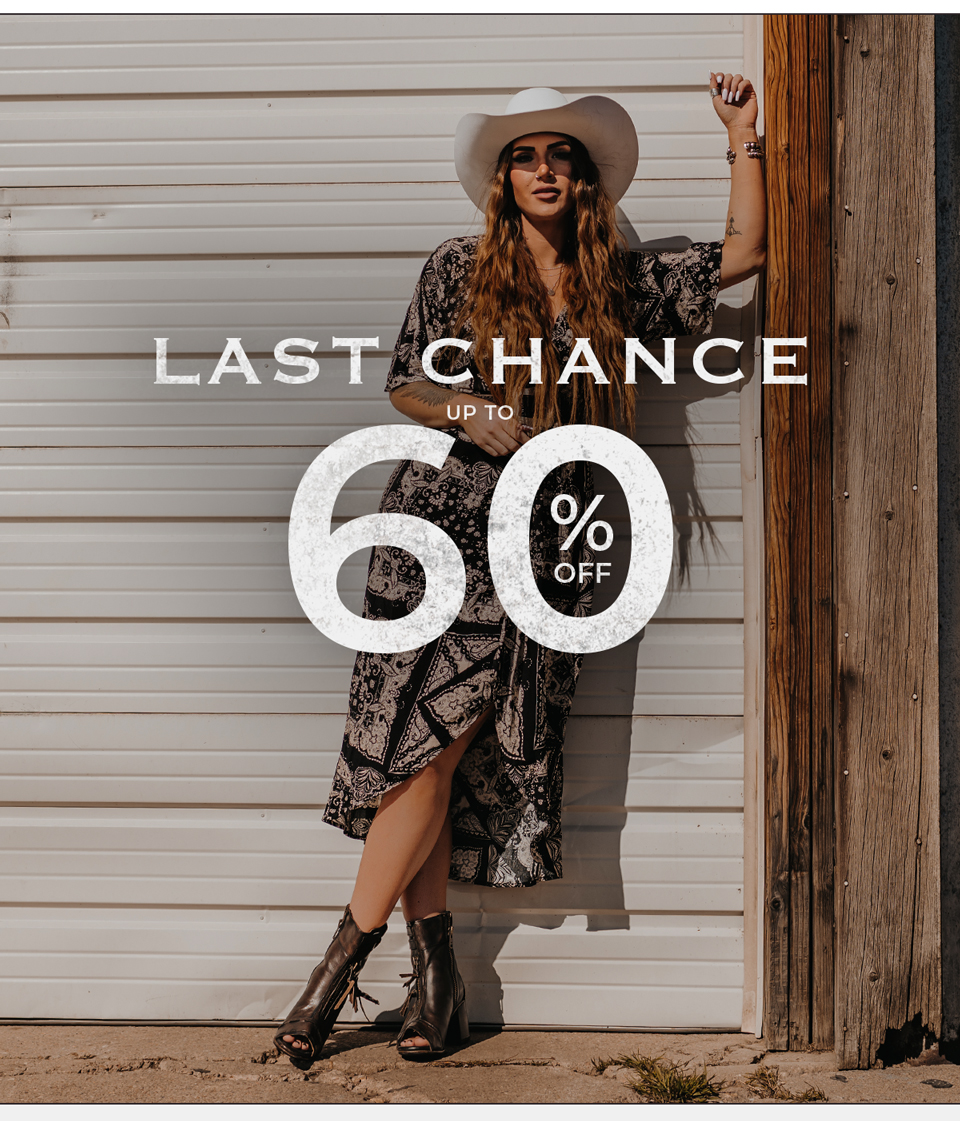Last Chance: Up to 60% Off