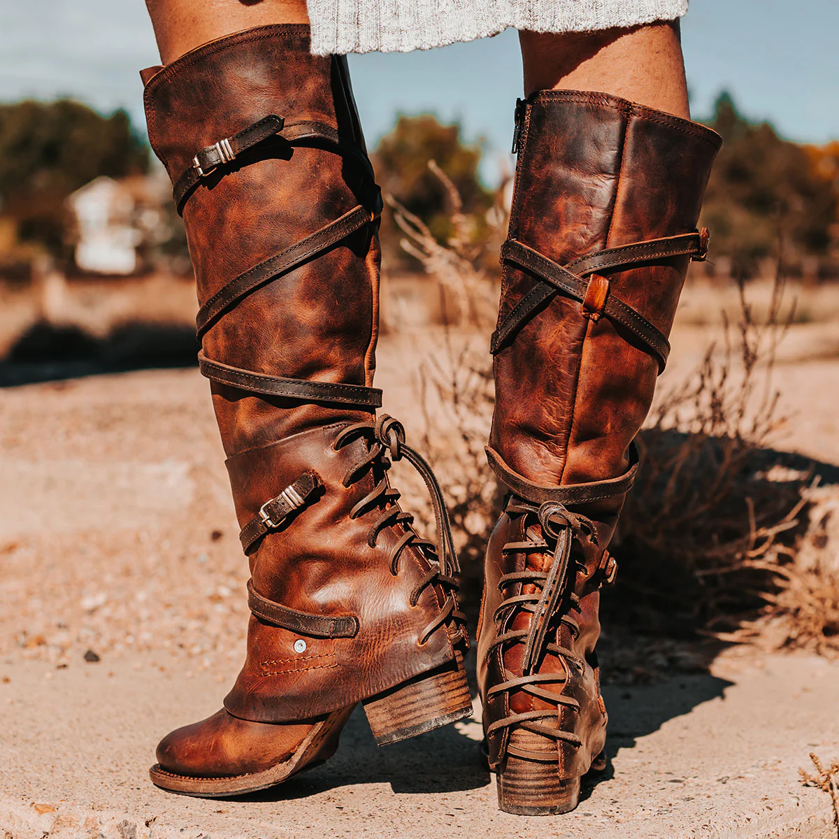 Image of Cassius - Brown distressed