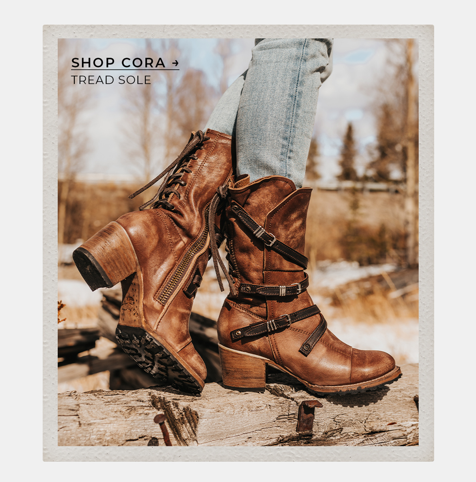 Cora Brown Distressed