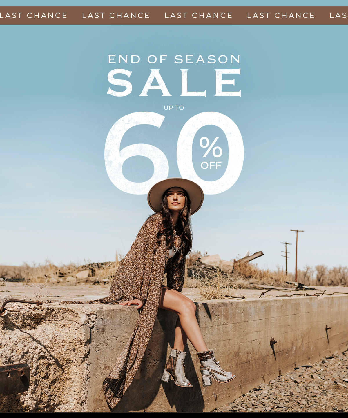 Last Chance: Up to 60% Off