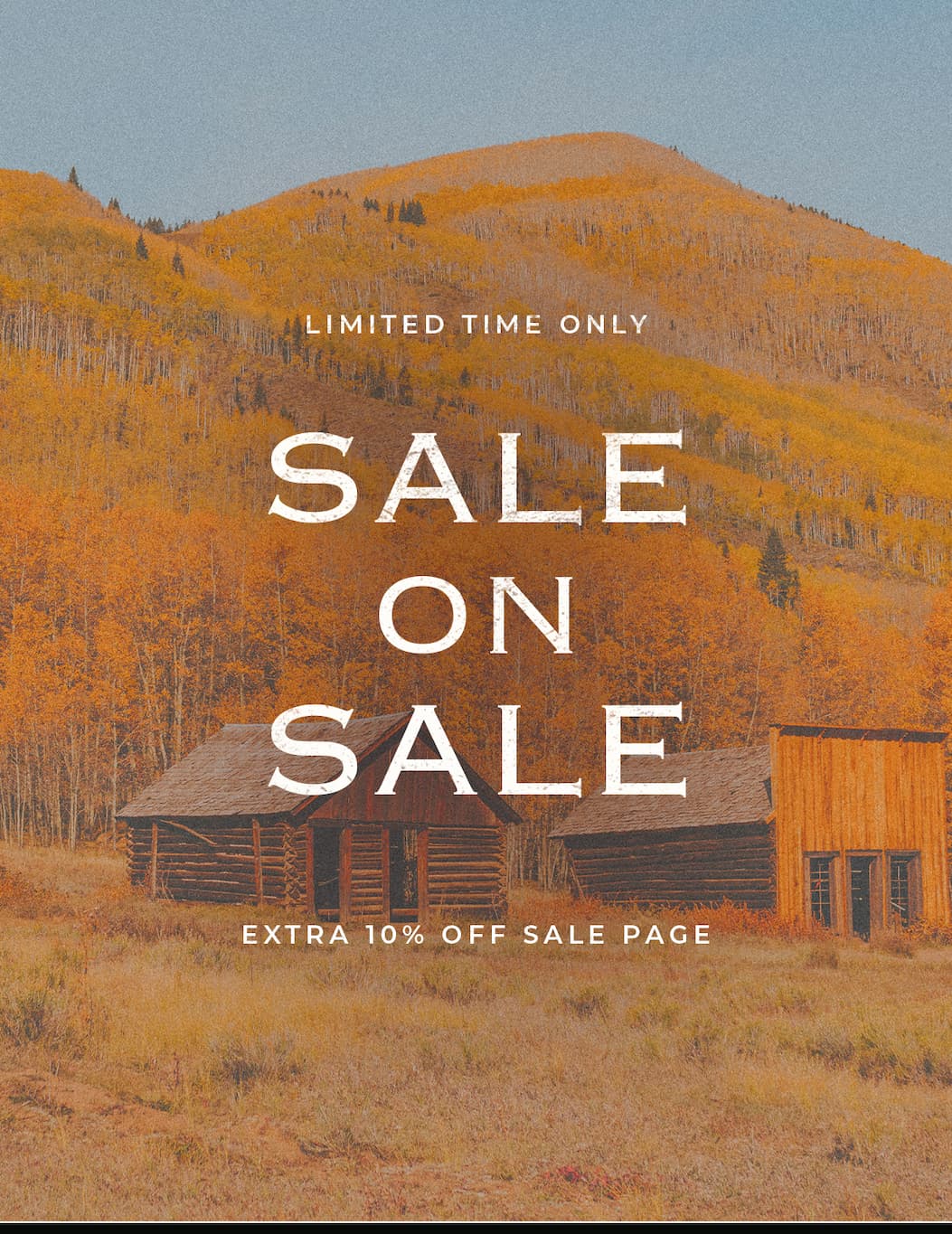 Sale on Sale - Extra 10% Off Sale Page