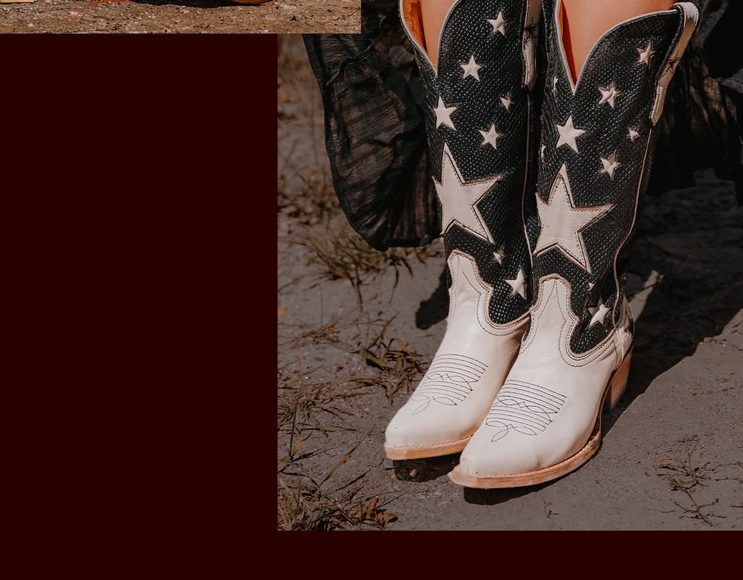 All wrapped up in cowgirl spirit.