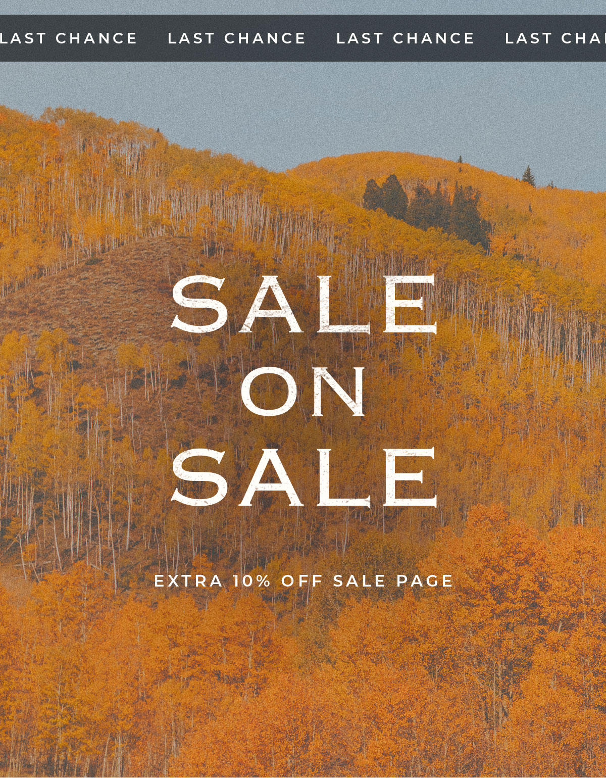 Sale on Sale: Extra 10% off Sale Page
