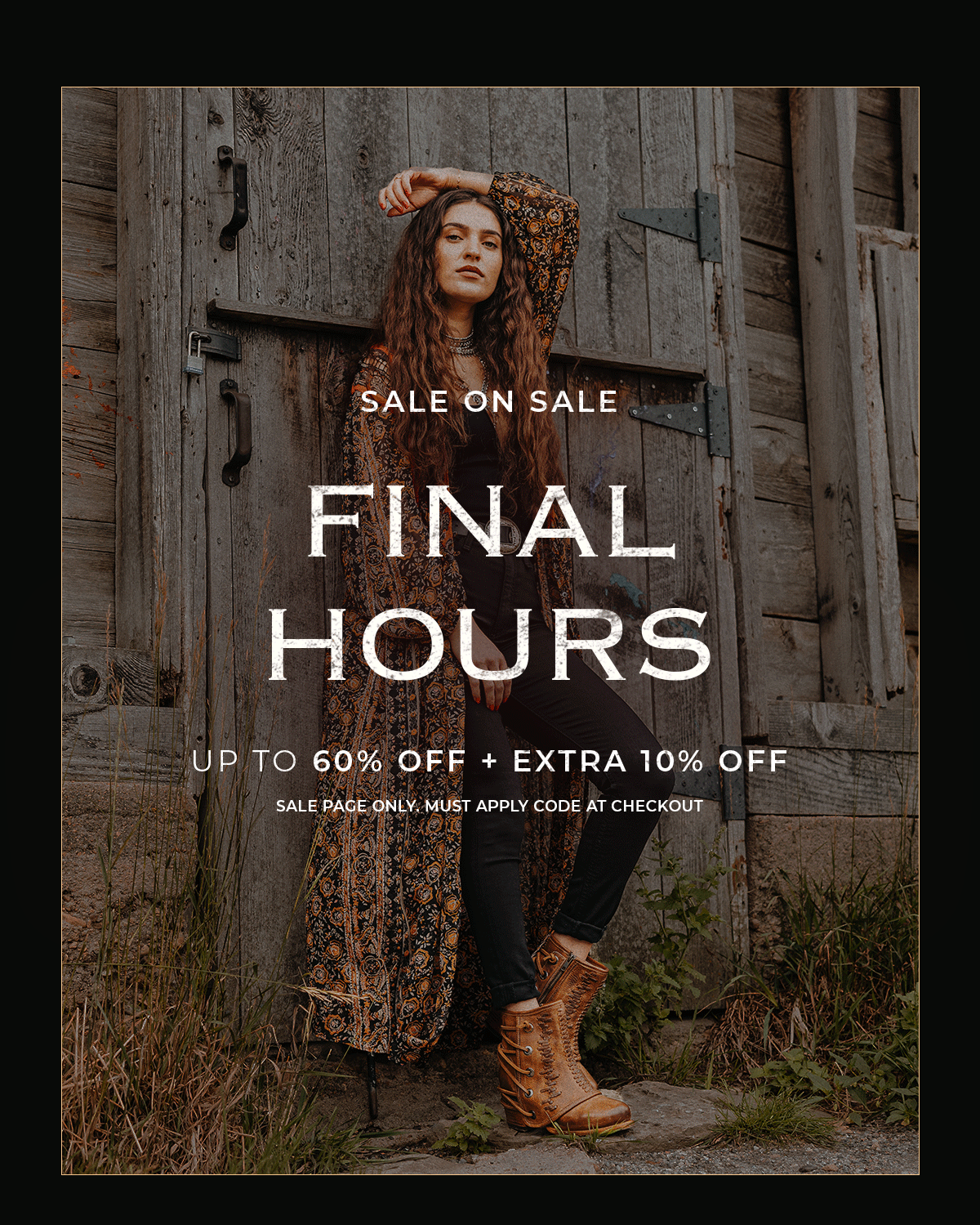 Sale on Sale Final Hours Extra 10% Off - Up To 60% Off Sale Page