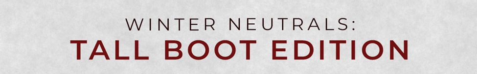 Winter Tall Boots