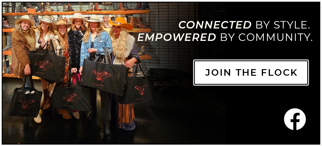 Connected By Style. Empowered by Community. Join the Flock - Facebook Group