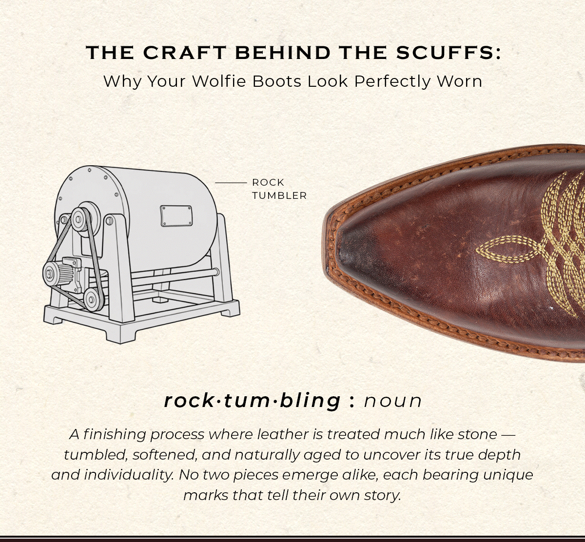 The Craft Behind The Scuffs: Rock Tumbling