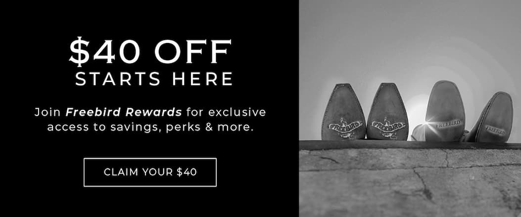 $40 Off Starts Here. Join Freebird Rewards.