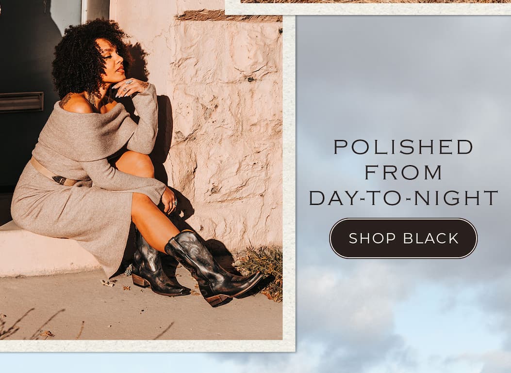 Polished from day to night. Shop Black