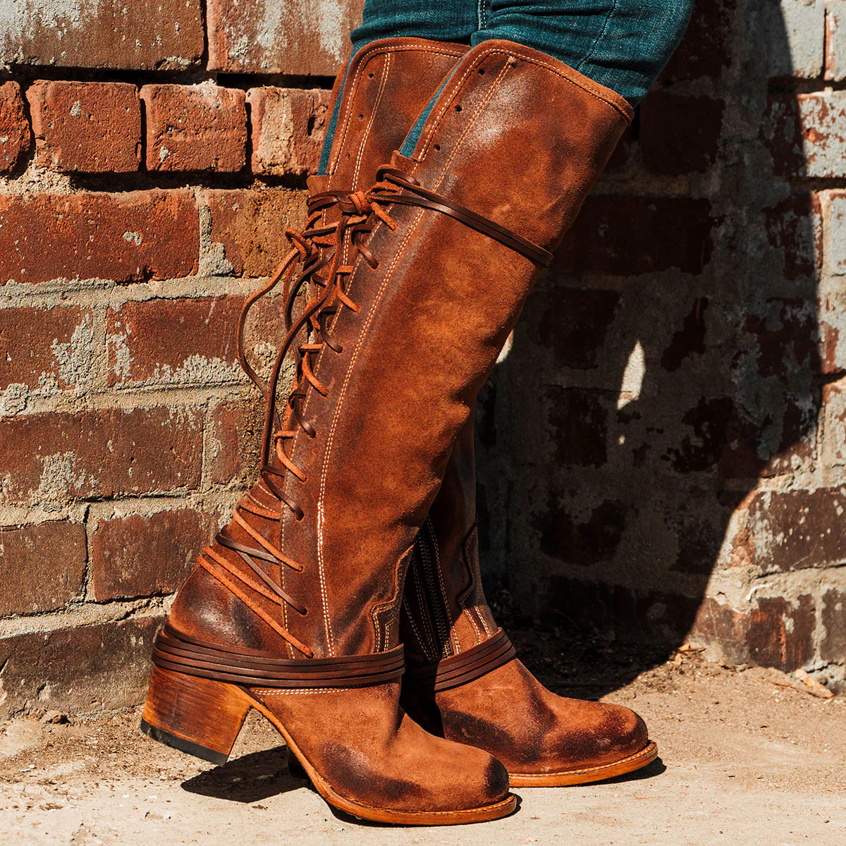Image of Coal - Cognac Suede