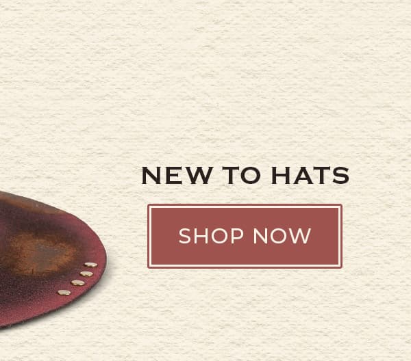 New To Hats. Shop Now.