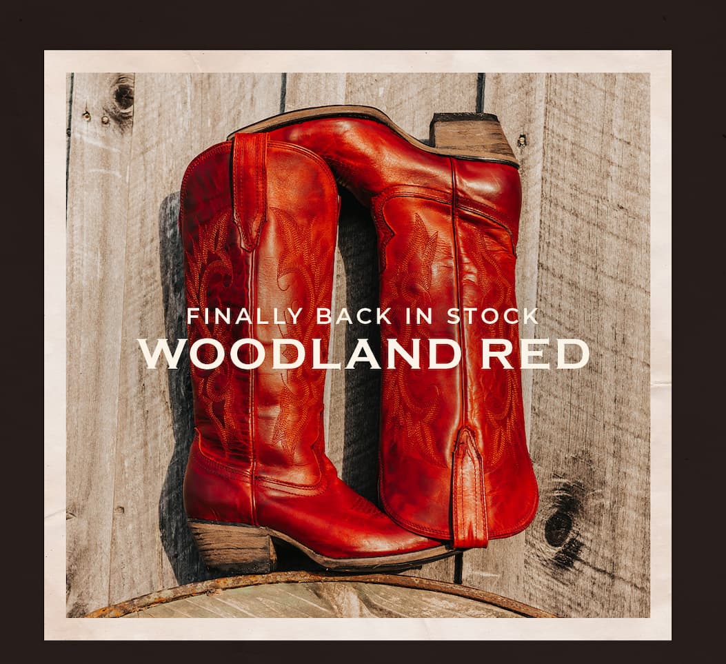Finally Back In Stock: WOODLAND Red