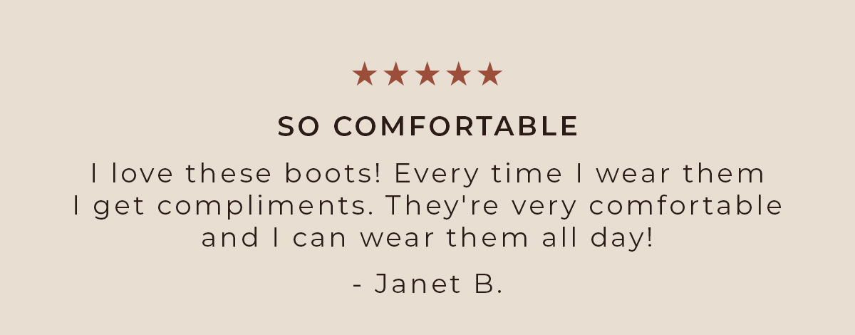 So Comfortable - Janet B.