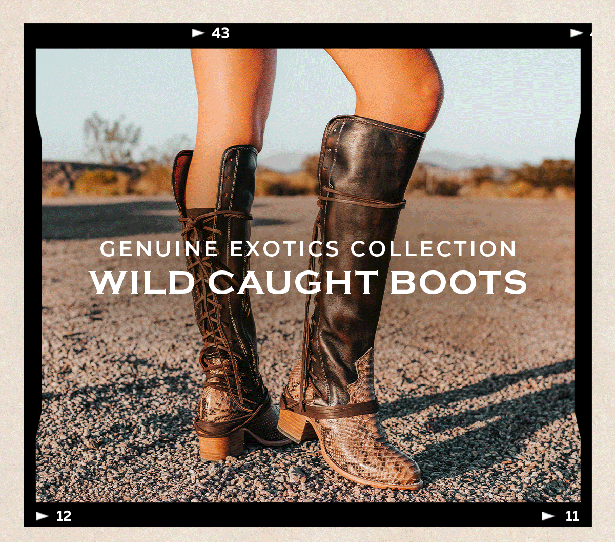 Genuine Exotics Collection: Wild Caught Boots