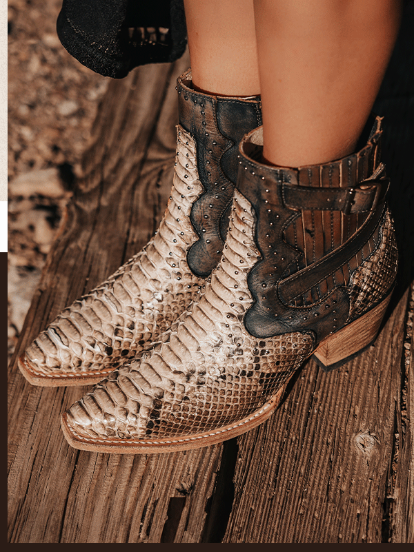 MORGAN Black/White Python