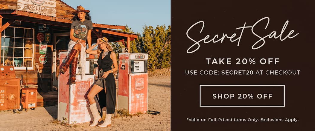 Secret Sale. 20% off with code SECRET20