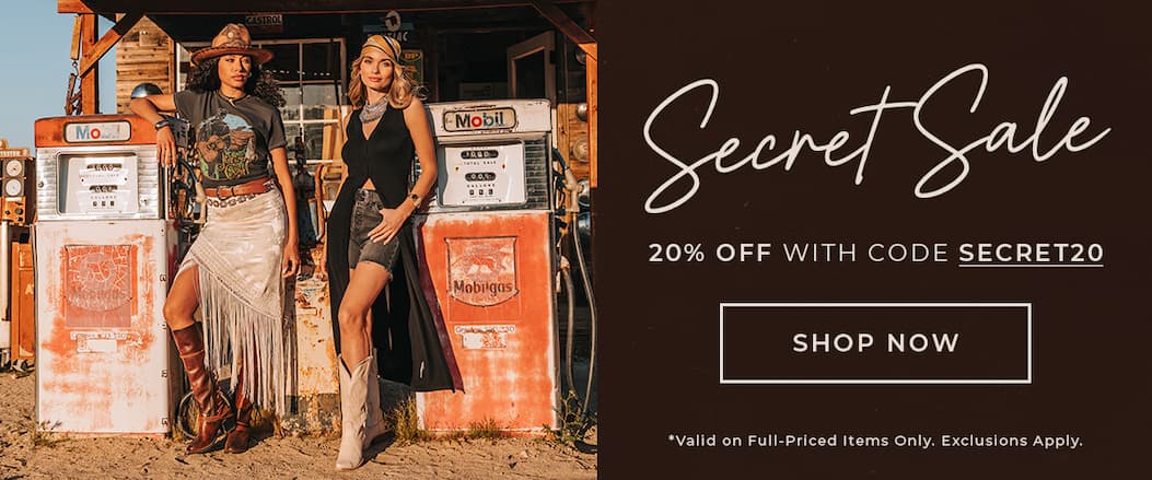Secret Sale. 20% off with code SECRET20