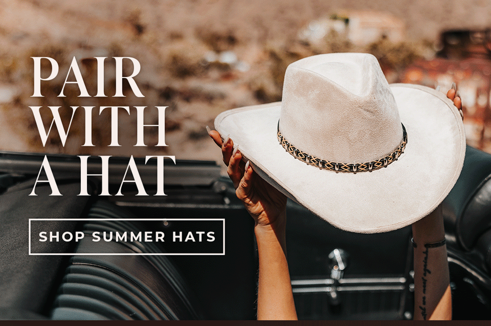 Pair with a hat. Shop Summer Hats.
