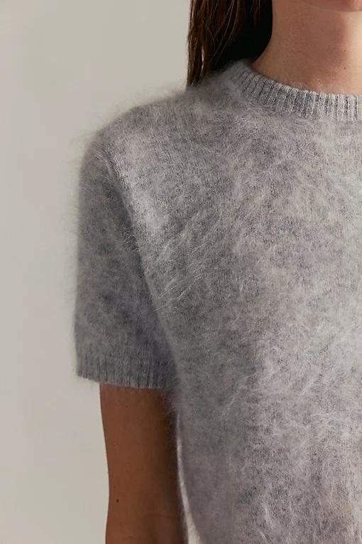 Belle Brushed Cashmere Tee