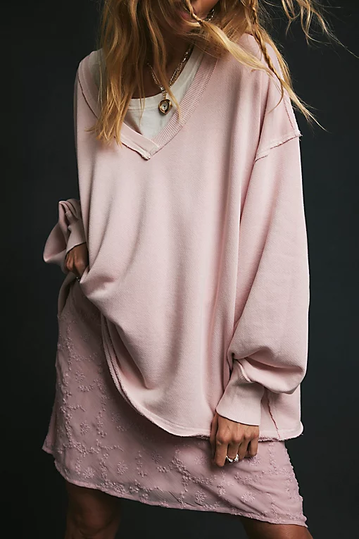 We The Free Venice V Neck Sweatshirt